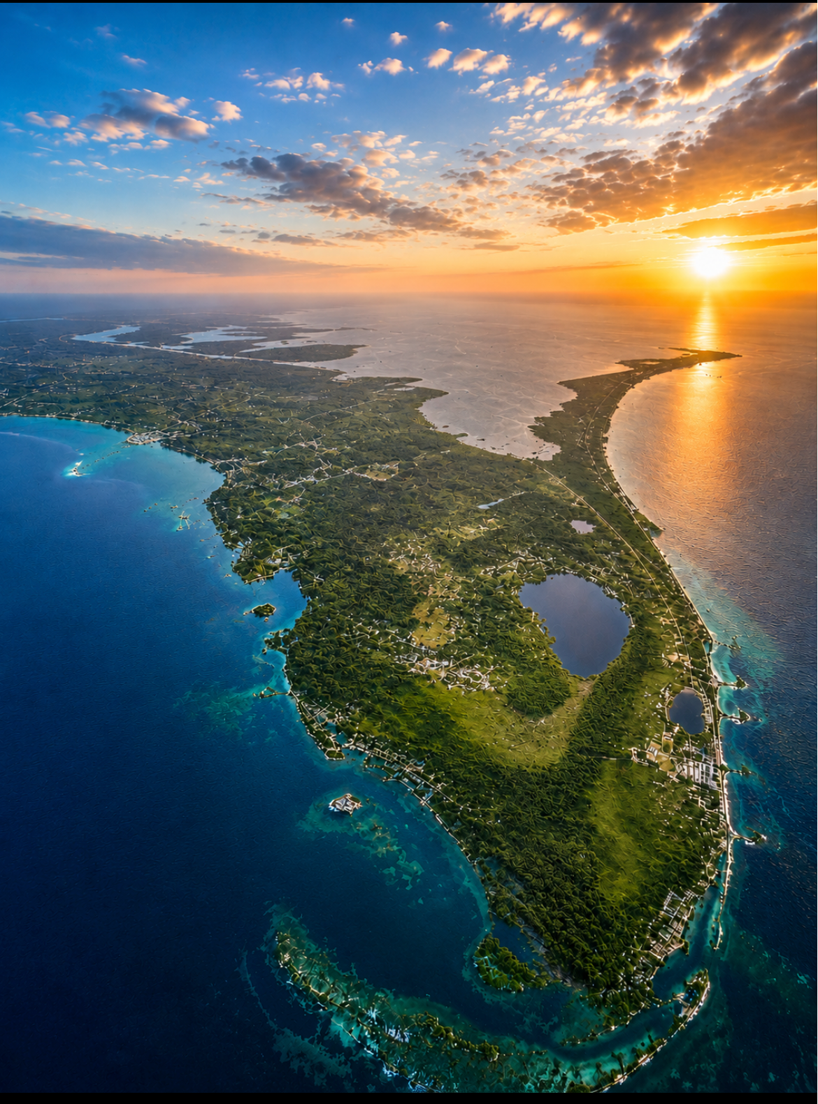 Sunset over Lake Okeechobee